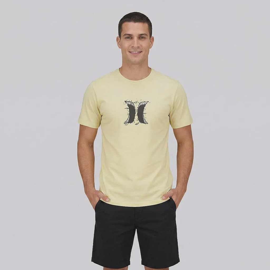 Camiseta Masculina Silk Hole Hurley