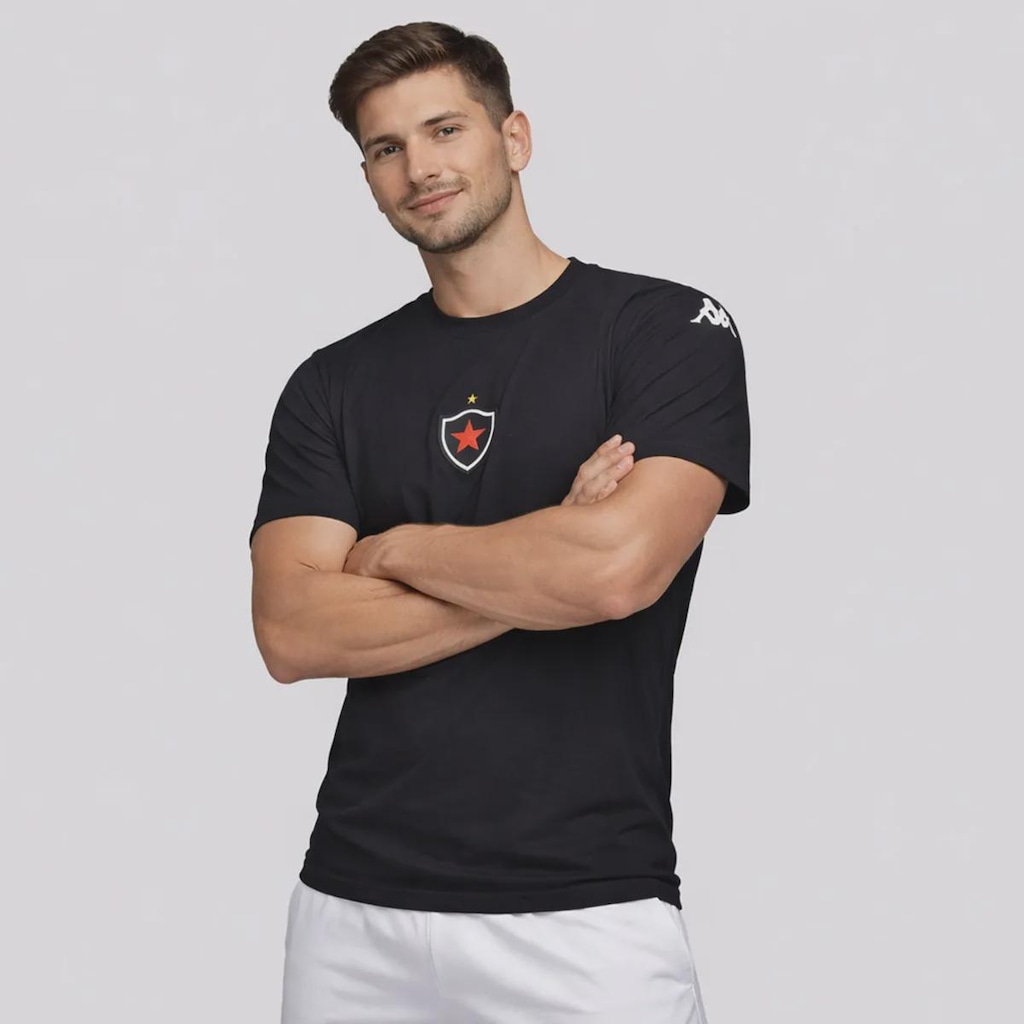 Imagem 2 do produto Camiseta do Botafogo PB Viagem 2026 Kappa Masculina