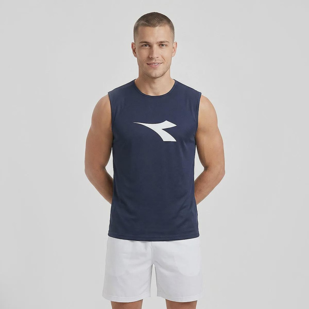 Camiseta Regata Machão Diadora Big Logo FutFanatics Masculina