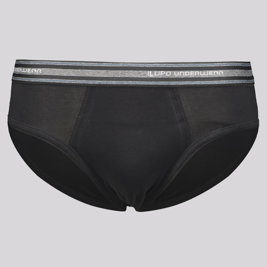 Cueca Slip Lupo Algodão Logo Adulta