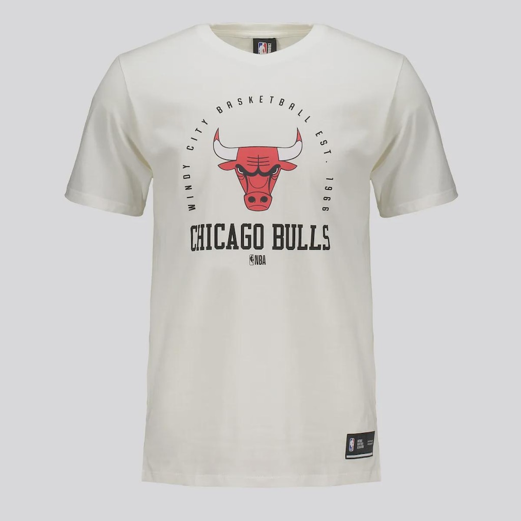 Camiseta NBA Chicago Bulls Logo FutFanatics Masculina