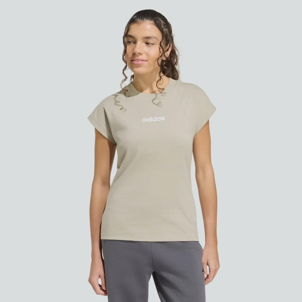 Camiseta Feminina Logo Linear adidas