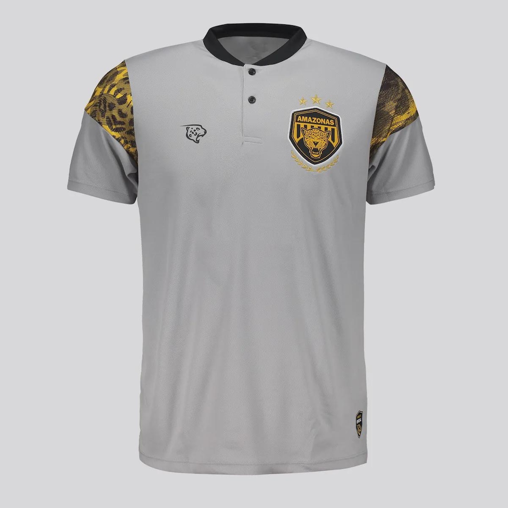 Camisa Onça Amazonas Jogo Comissão 2025 FutFanatics Masculina