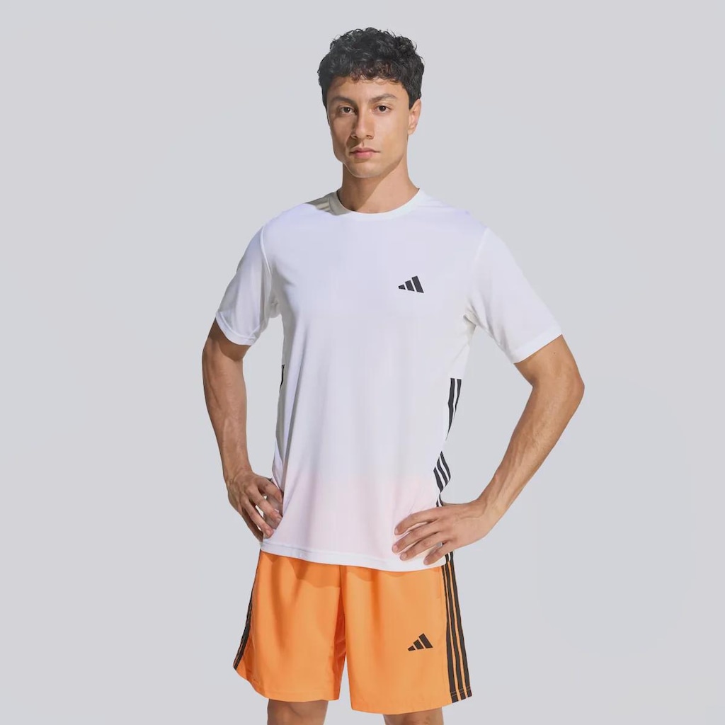 Camiseta Masculina WE Base 3 Stripes adidas