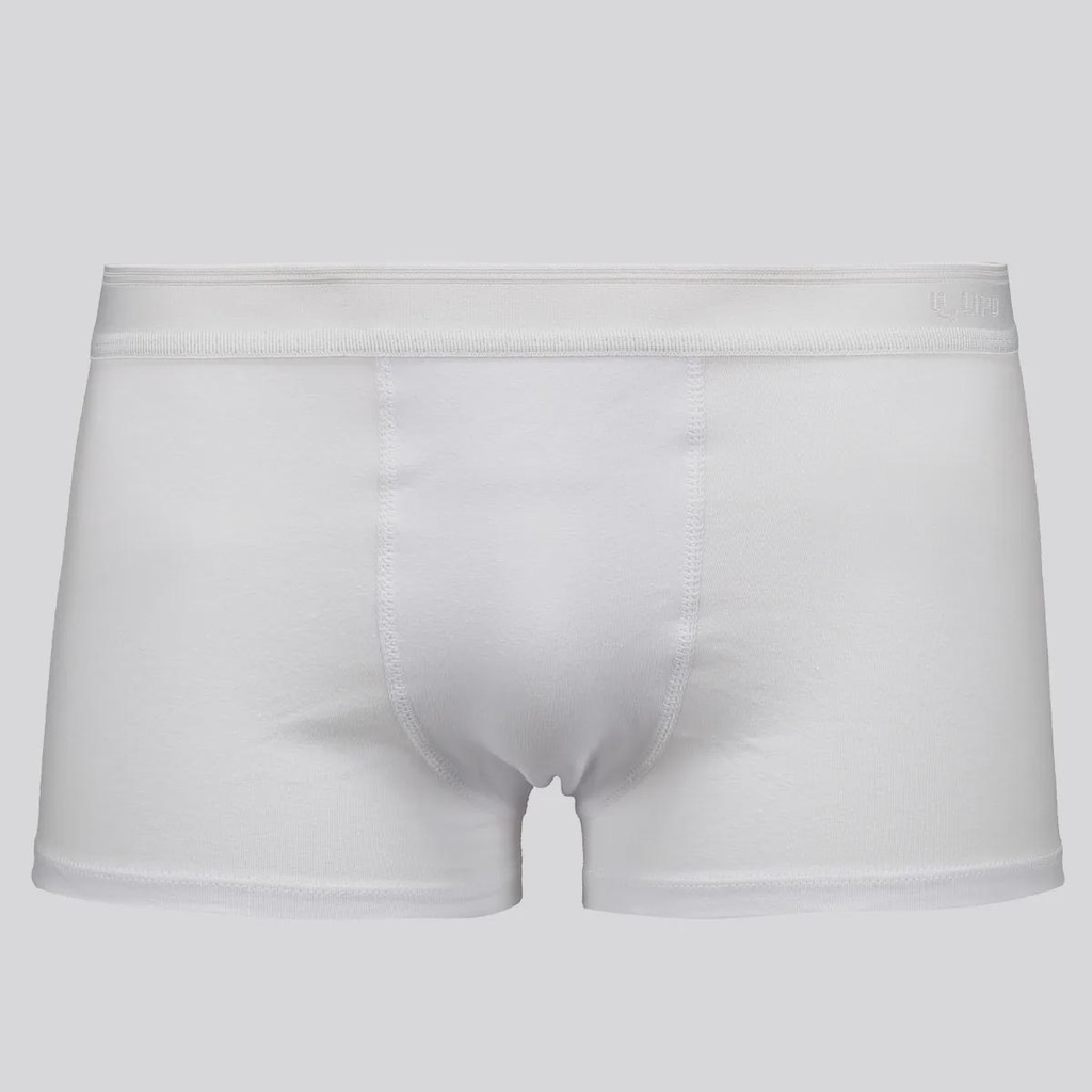 Cueca Sunga Lupo Algodão com Elastano Logo Adulta