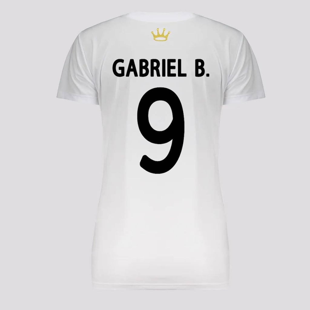 Camisa do Santos Logo 9 Gabriel FutFanatics Feminina