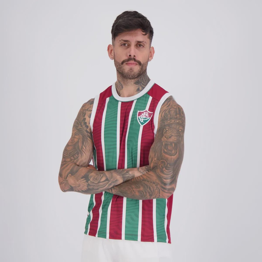 Imagem 3 do produto Camiseta Regata Fluminense Agora Grená FutFanatics Masculina