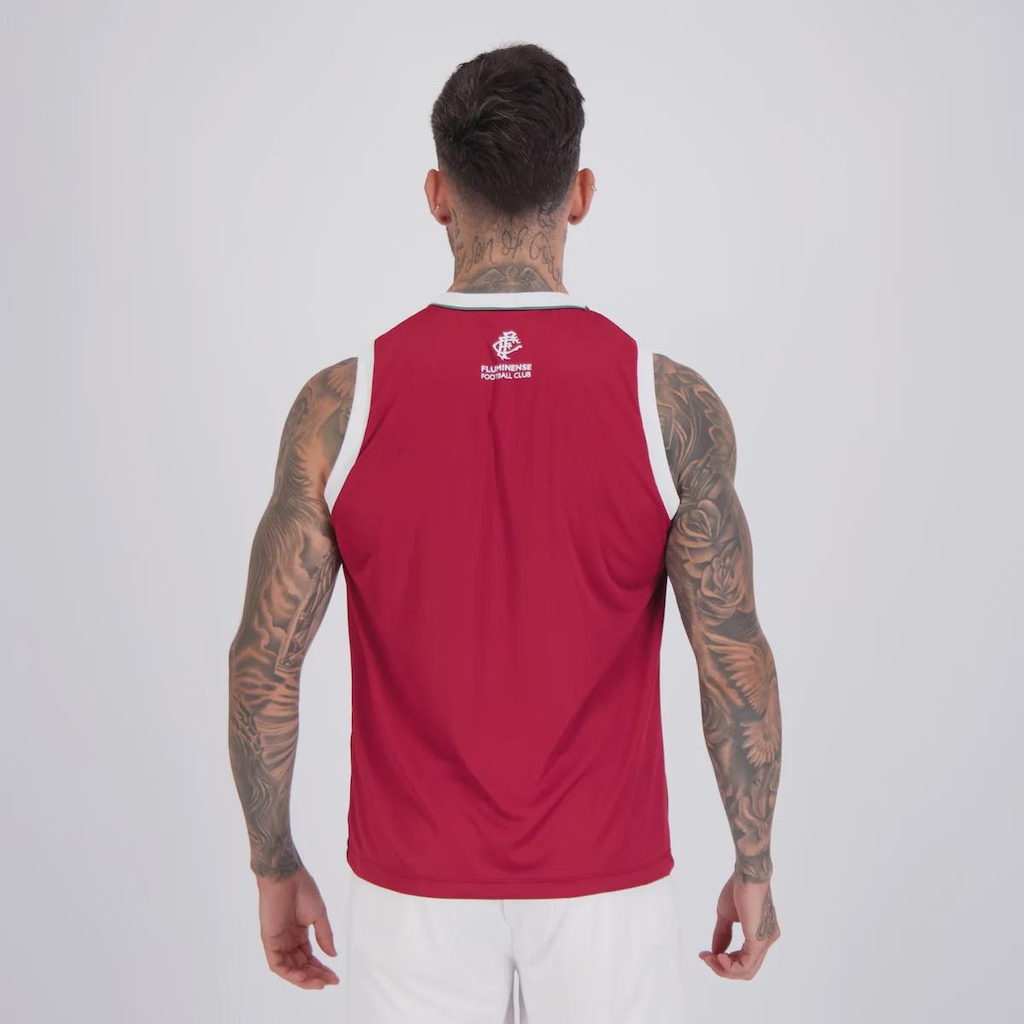 Imagem 4 do produto Camiseta Regata Fluminense Agora Grená FutFanatics Masculina