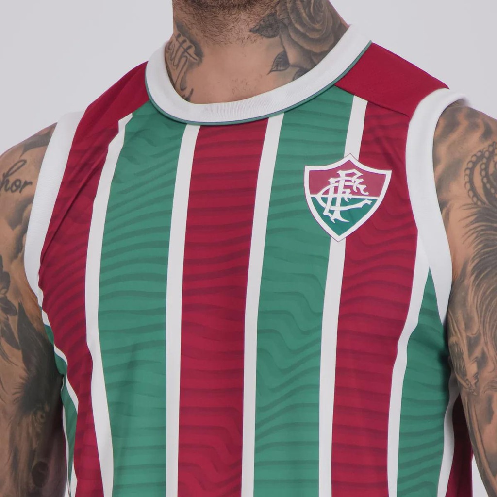 Imagem 5 do produto Camiseta Regata Fluminense Agora Grená FutFanatics Masculina