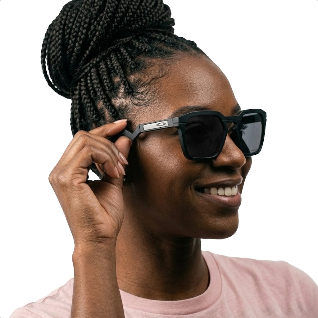 Imagem 3 do produto Óculos de Sol Unissex Oakley HSTN SQ Prizm Grey