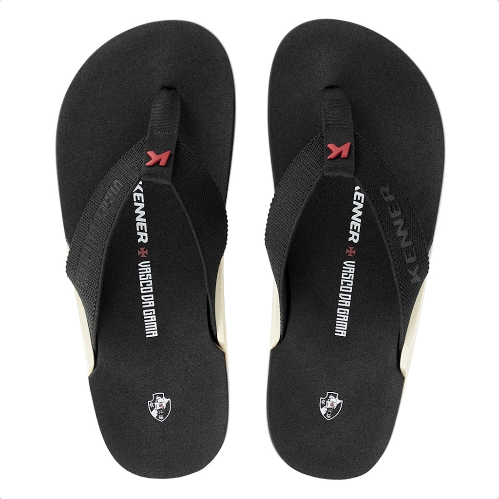 Chinelo Masculino Kenner NK6 Pro Vasco Cruzmaltino