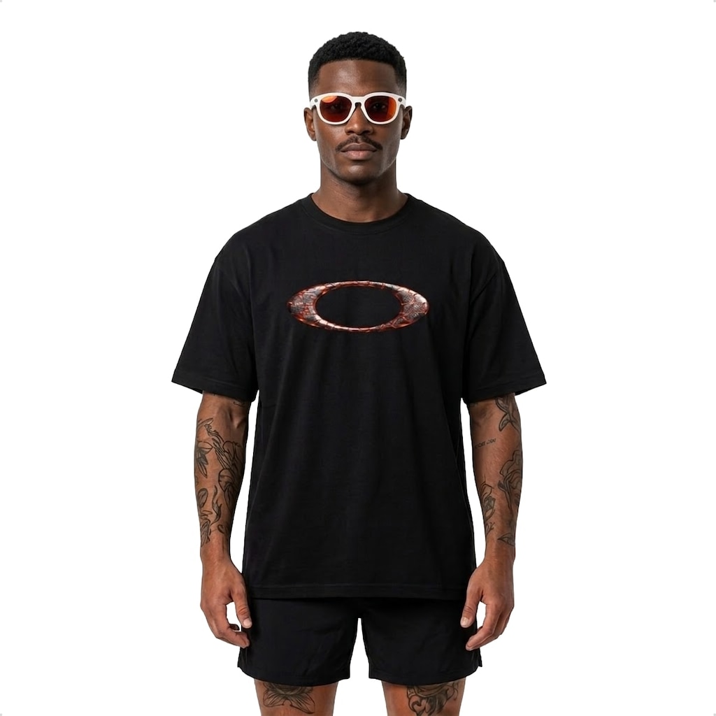 Camiseta Oakley Ellipse Magma Masculina