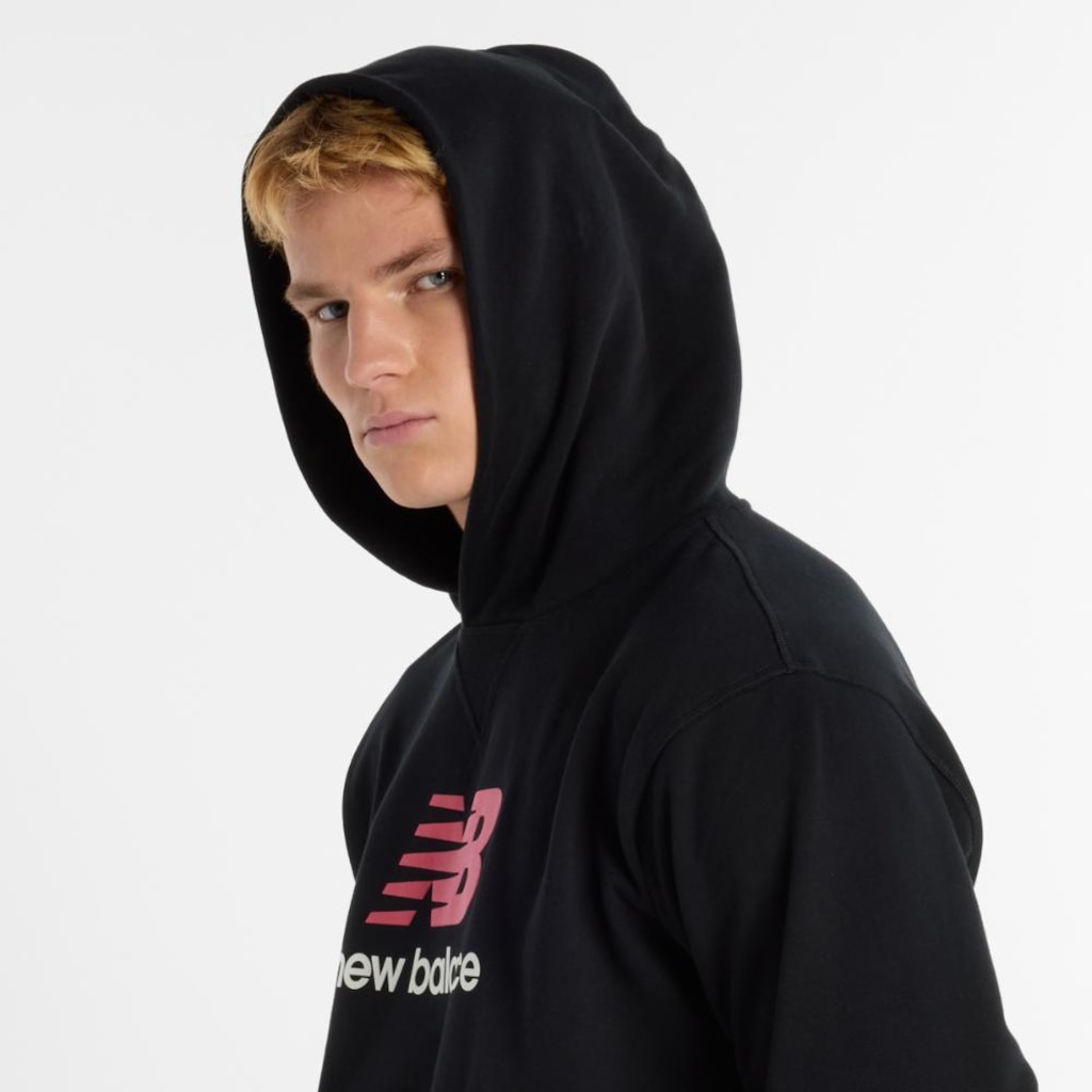 Imagem 5 do produto Blusão com Capuz New Balance Athletics Logo Masculino