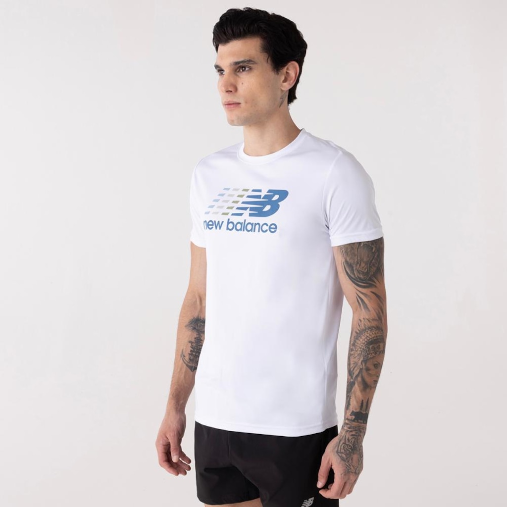 Imagem 2 do produto Camiseta New Balance Multi Color Performance Masculina