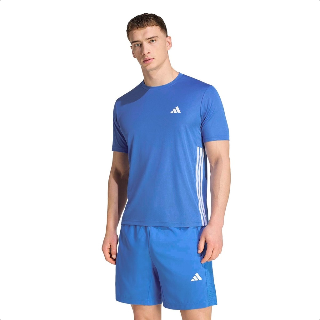 Camiseta adidas Workout Essentials Base Três Listras - Masculina