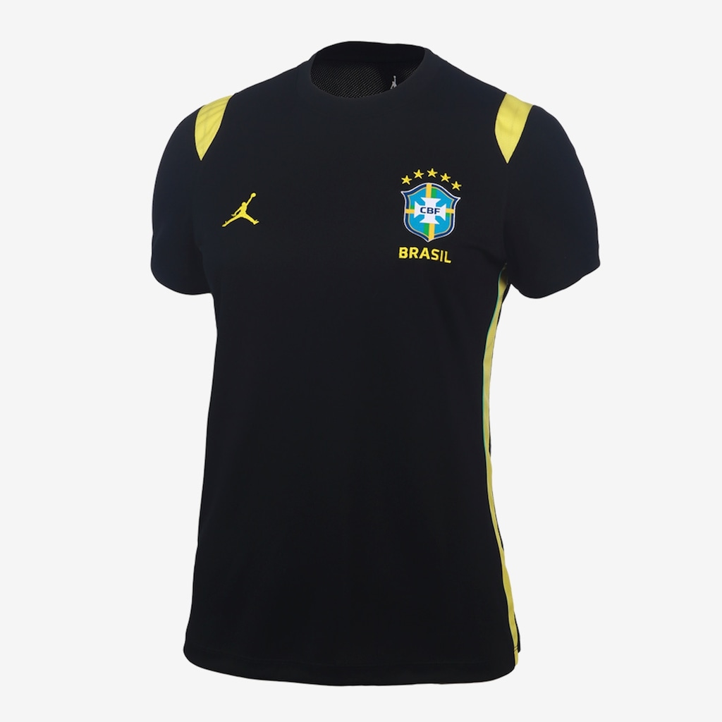 Camiseta Brasil Jordan Academy Pro 2026 Treino Feminina