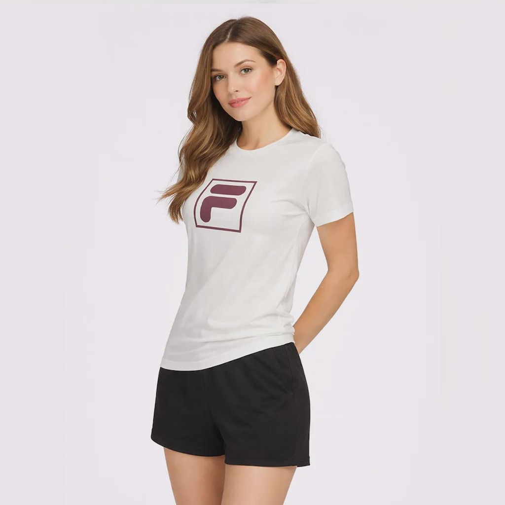 Imagem 2 do produto Camiseta Fila Comfort F-Box Graphic - Feminina