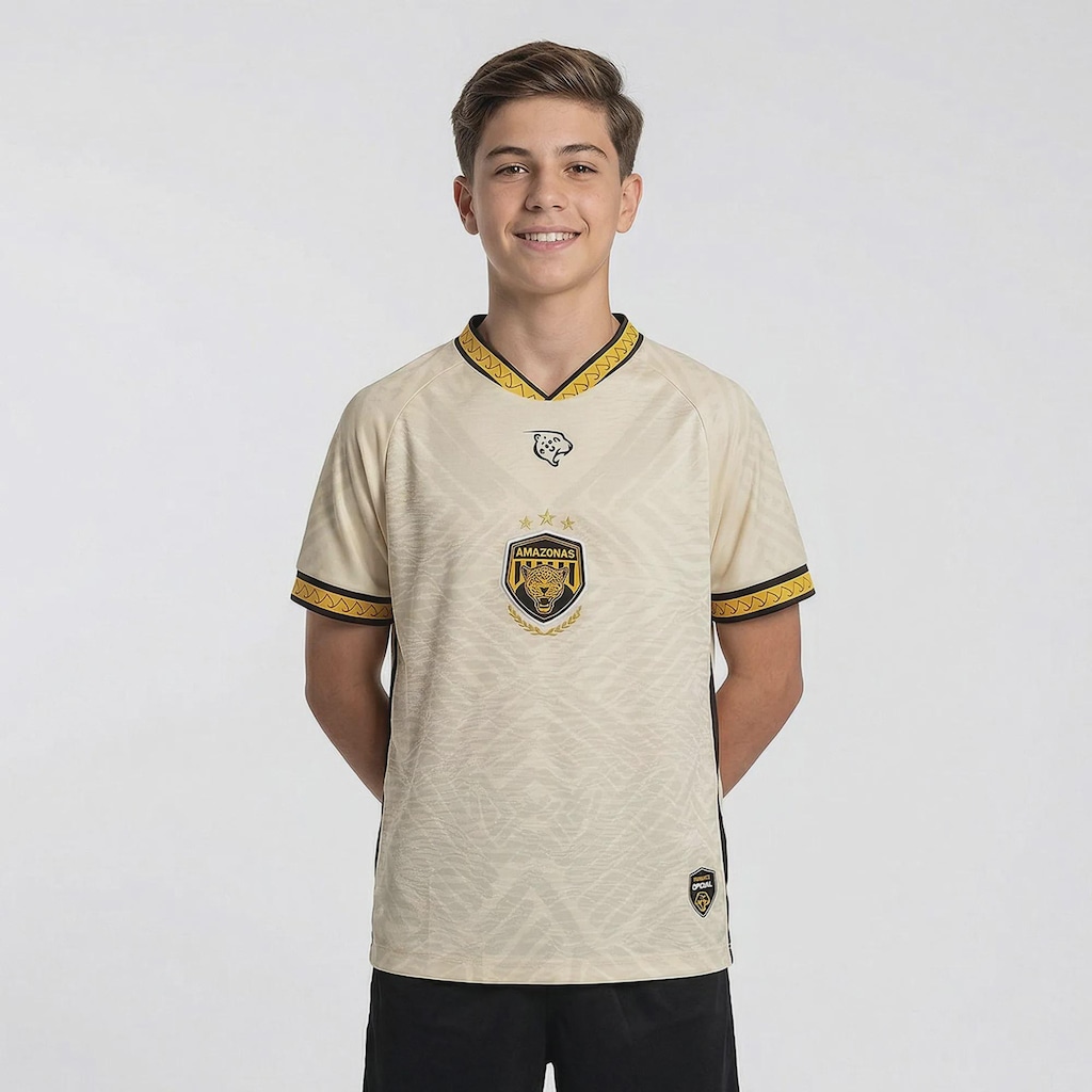Camisa do Amazonas Povos Originários 2025 Onça - Infantil