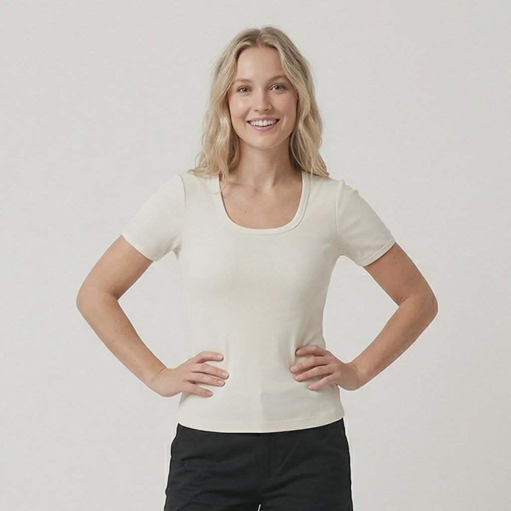 Camiseta Fila Essentials Rib - Feminina