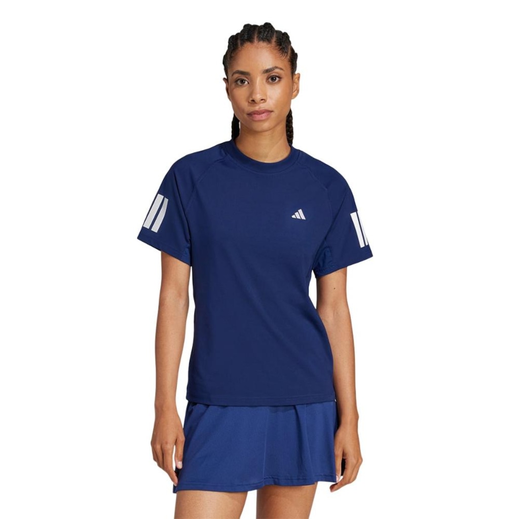 Camiseta adidas Club Tênis Três Listras Climacool - Feminino