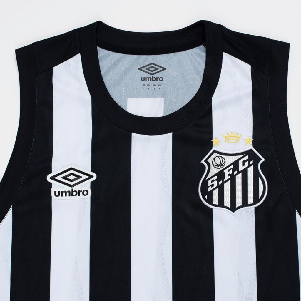 Imagem 3 do produto Camiseta Regata de Basquete do Santos Away 2026 Umbro Masculina