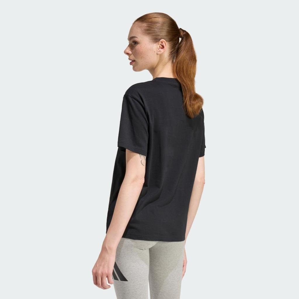 Imagem 3 do produto Camiseta adidas Gola V Summer Slide - Feminina
