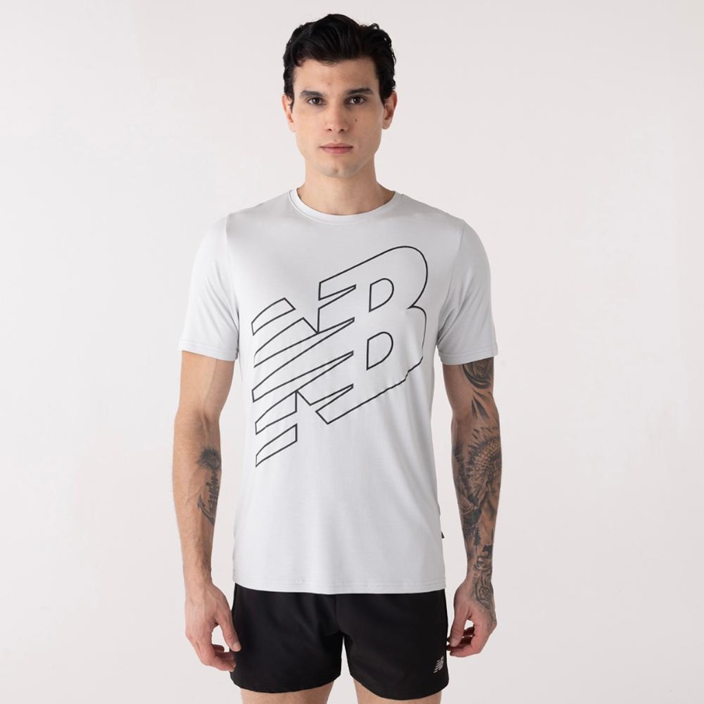 Camiseta New Balance Logo Performance Masculina