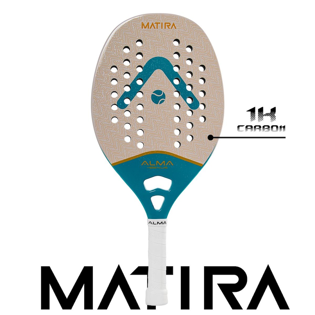 Imagem 2 do produto Raquete Beach Tennis Matira Alma Genius 1K