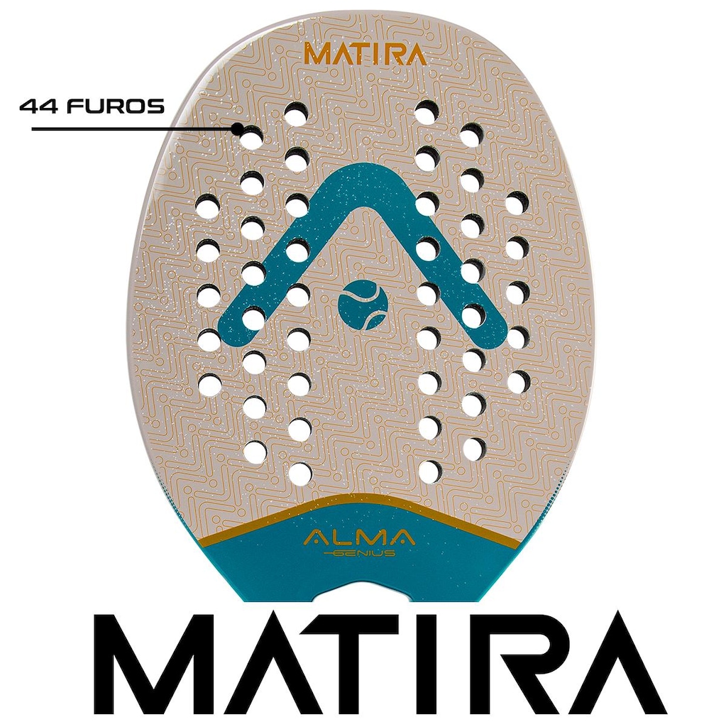 Imagem 5 do produto Raquete Beach Tennis Matira Alma Genius 1K