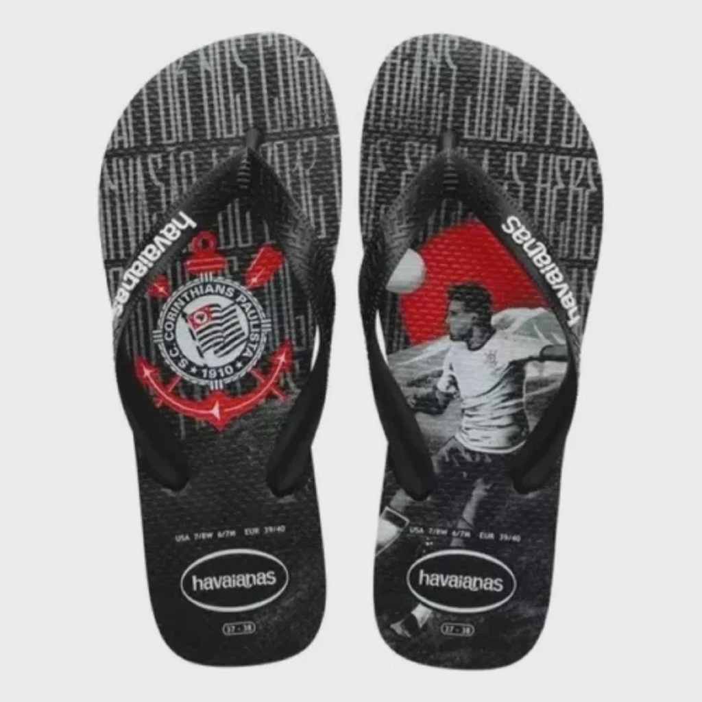 Chinelo Havaianas Corinthians - Feminino