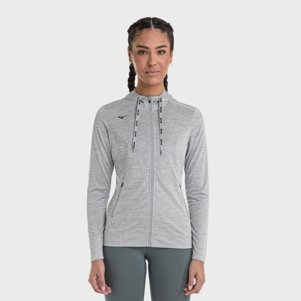 Jaqueta de Treino Mizuno Mescla Selene Feminino