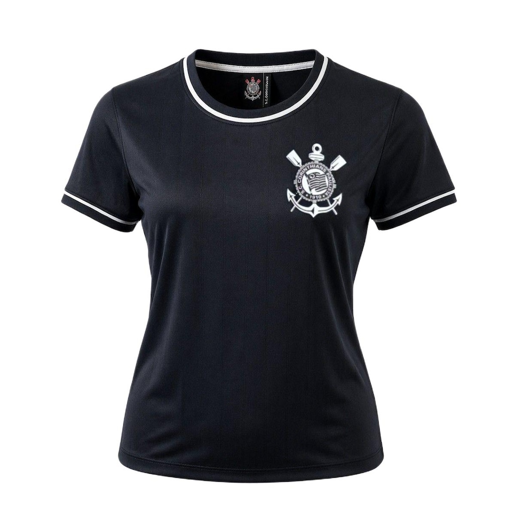 Camisa do Corinthians Arte Dark Braziline - Feminina