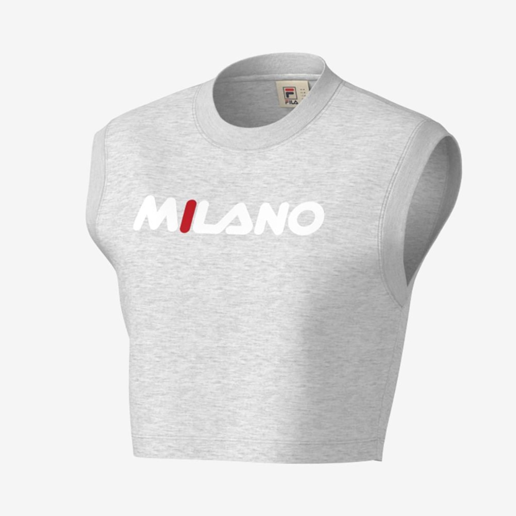 Camiseta Regata Feminina Cropped Ag Fila