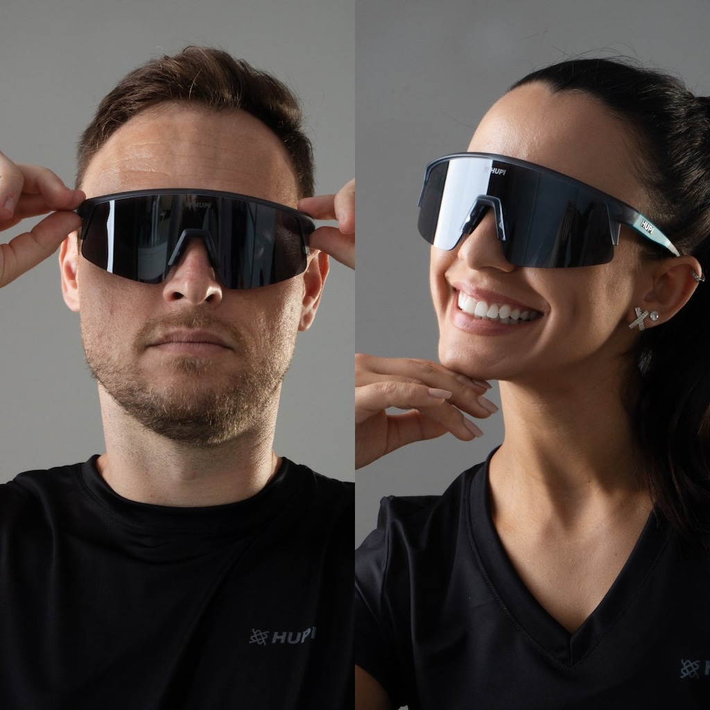Imagem 4 do produto Óculos HUPI Sprint Cinza Lente Fumê