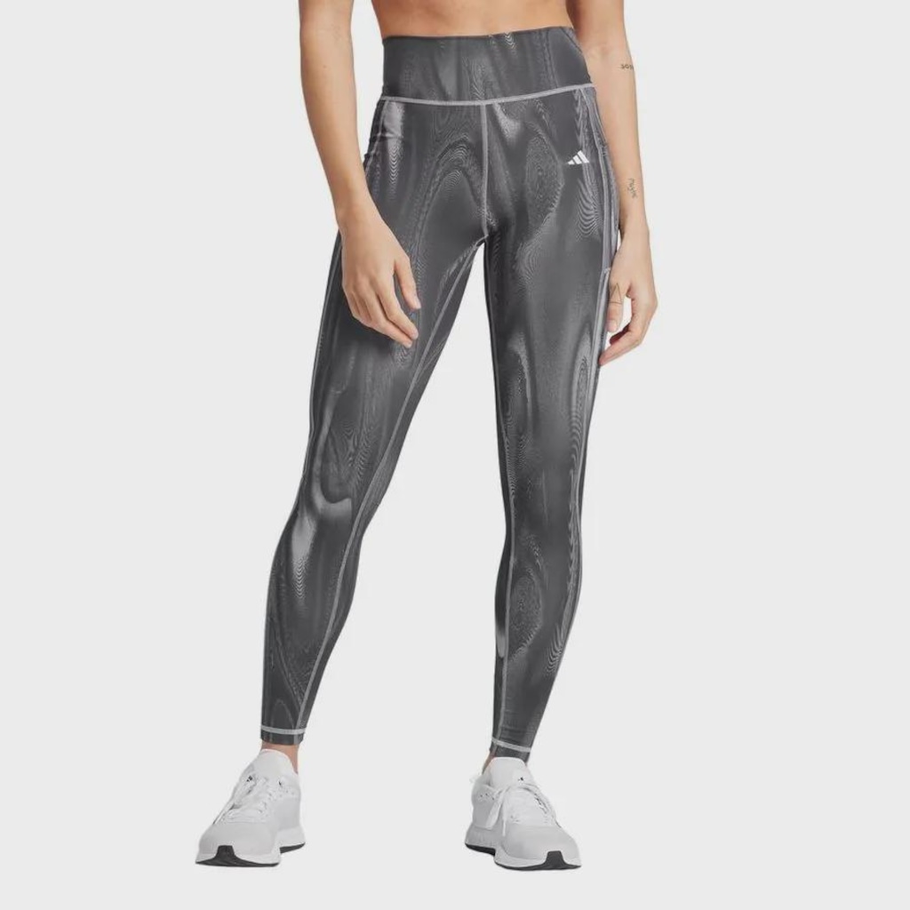 Calça Legging Feminina Estampa Optime adidas