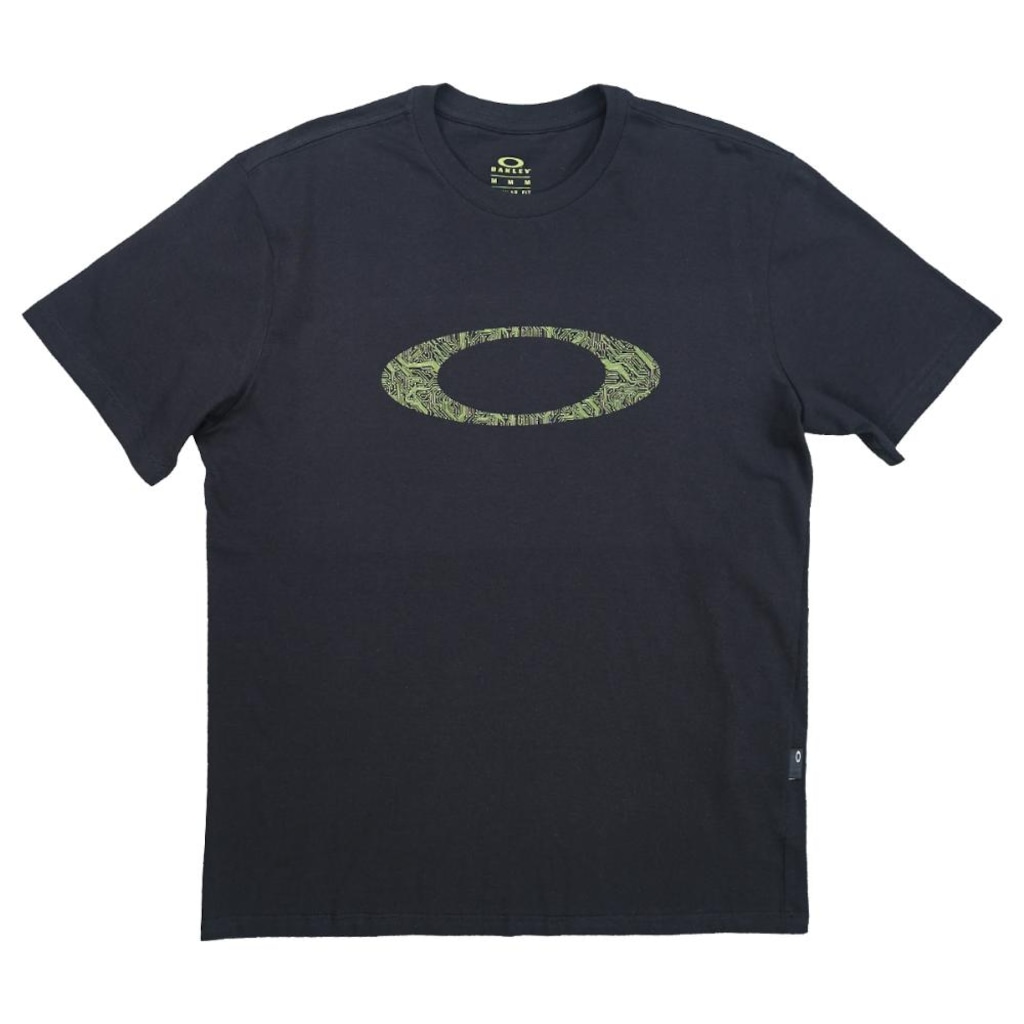 Camiseta Oakley Ellipse Motherboard SS Tee Blackout - Masculina