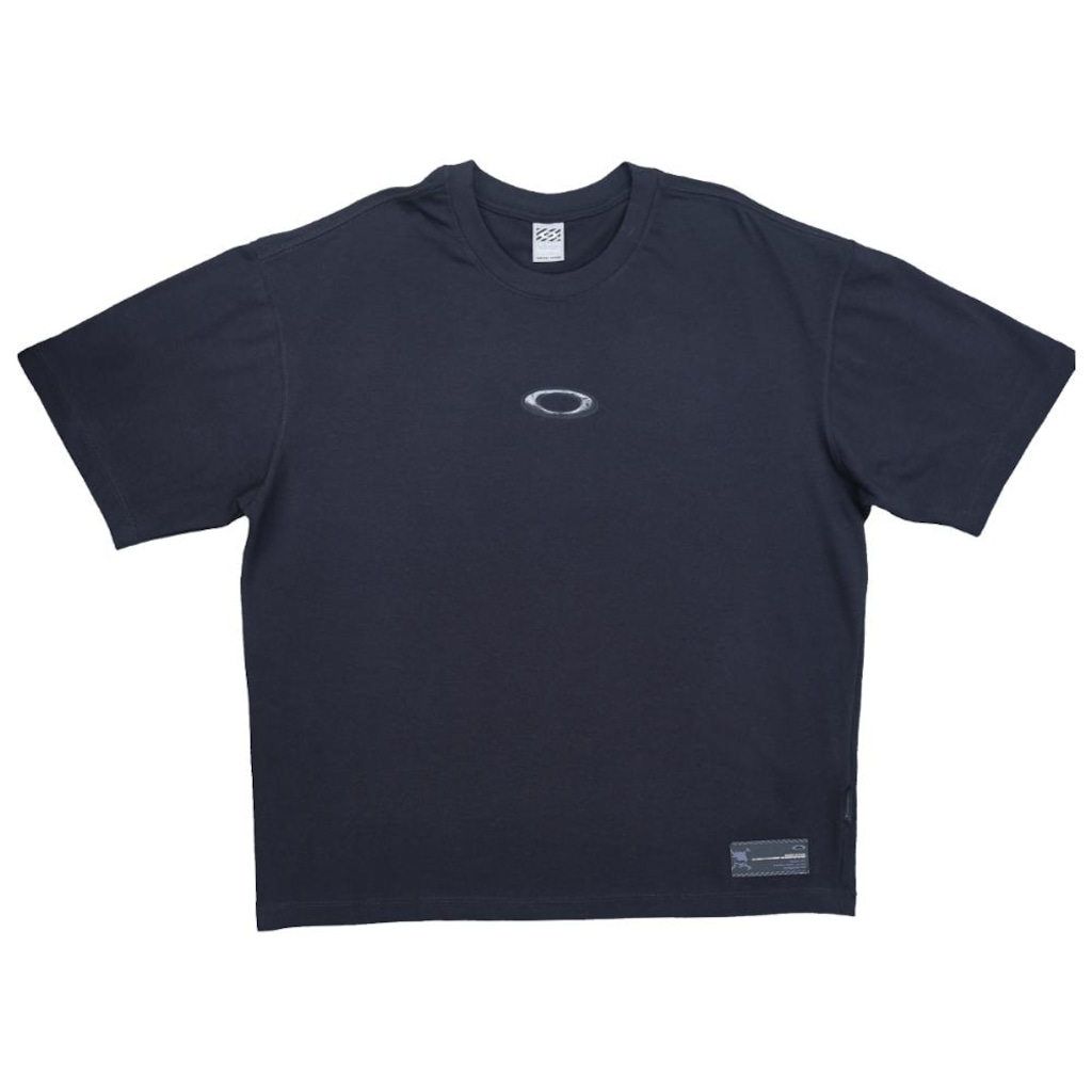 Camiseta Oakley Teeth Footprint SS Tee Blackout -  Masculina