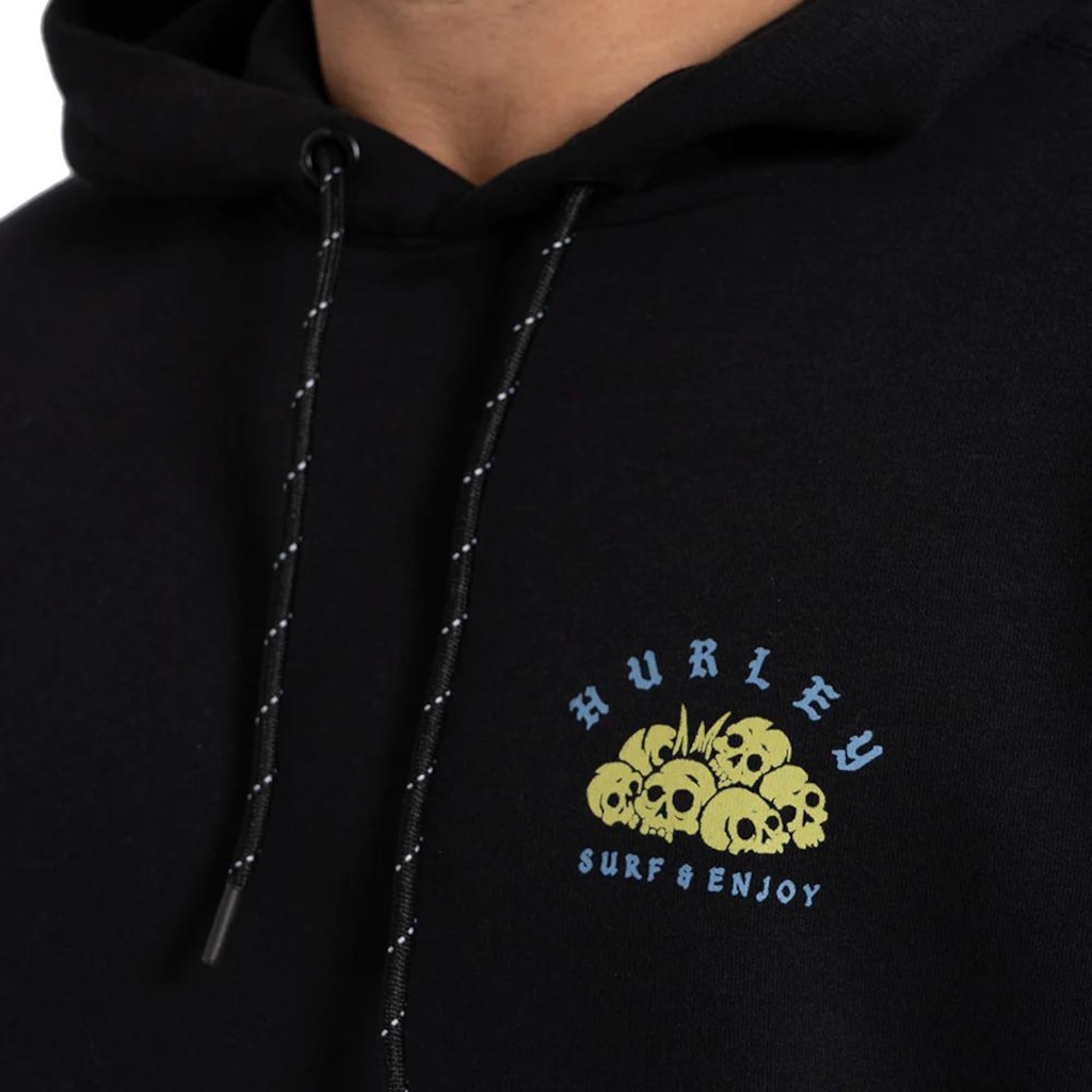 Imagem 3 do produto Moletom Hurley Canguru Sea Monster WT26 - Masculino