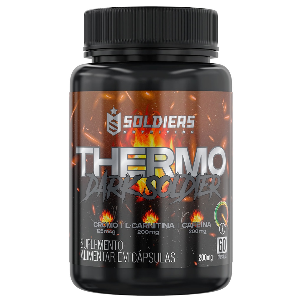 Termogênico Dark Cafeina 100% Importado - Soldiers Nutrition