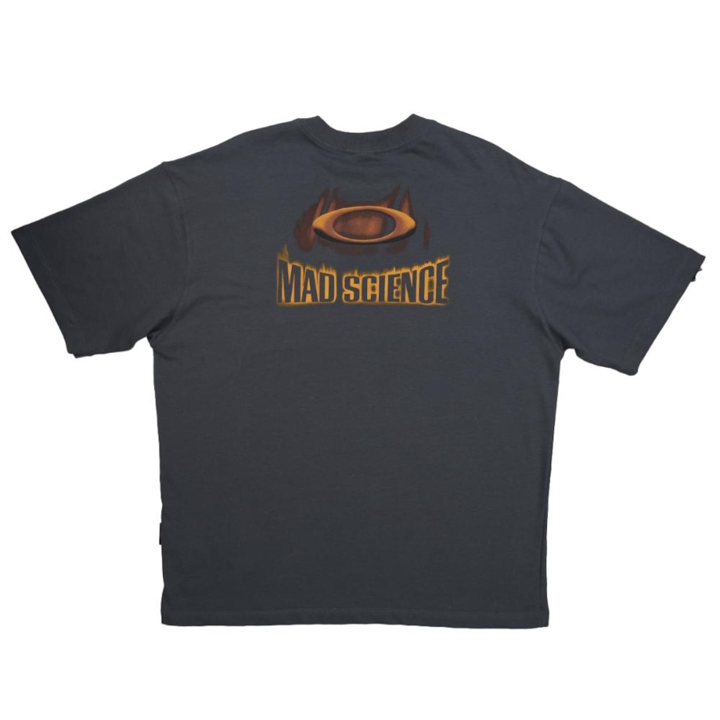 Imagem 4 do produto Camiseta Oakley Mad Science Logo SS Tee Dark Grey - Masculina
