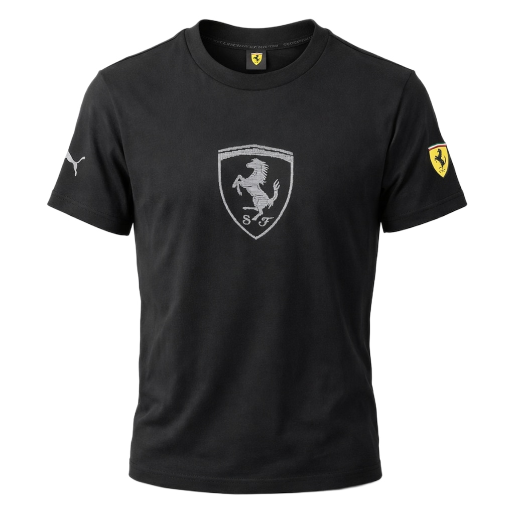 Camiseta Puma Ferrari Tonal Shield - Masculina