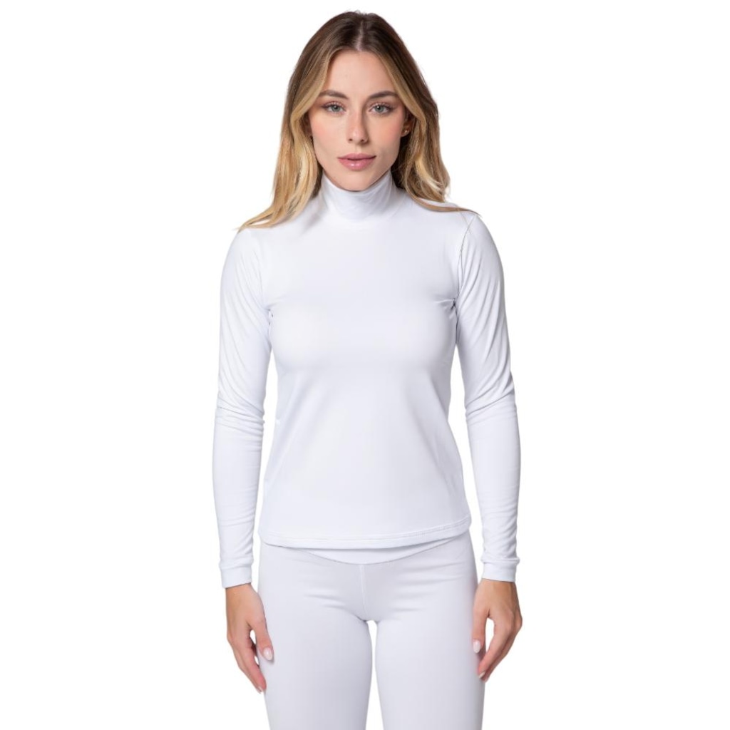 Camisa Térmica Segunda Pele Extreme UV Gola Alta -Feminina
