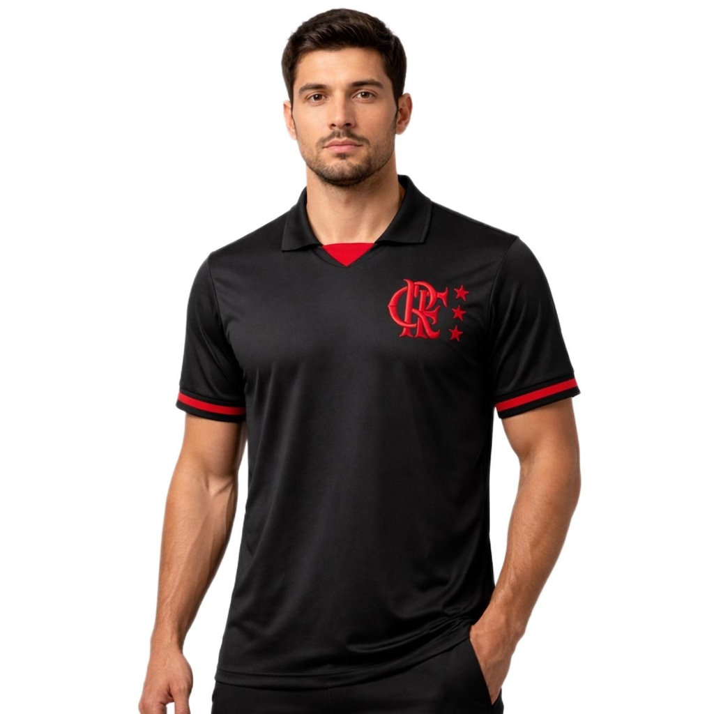 Imagem 2 do produto Camisa do Flamengo Polo Line II Betel - Masculina