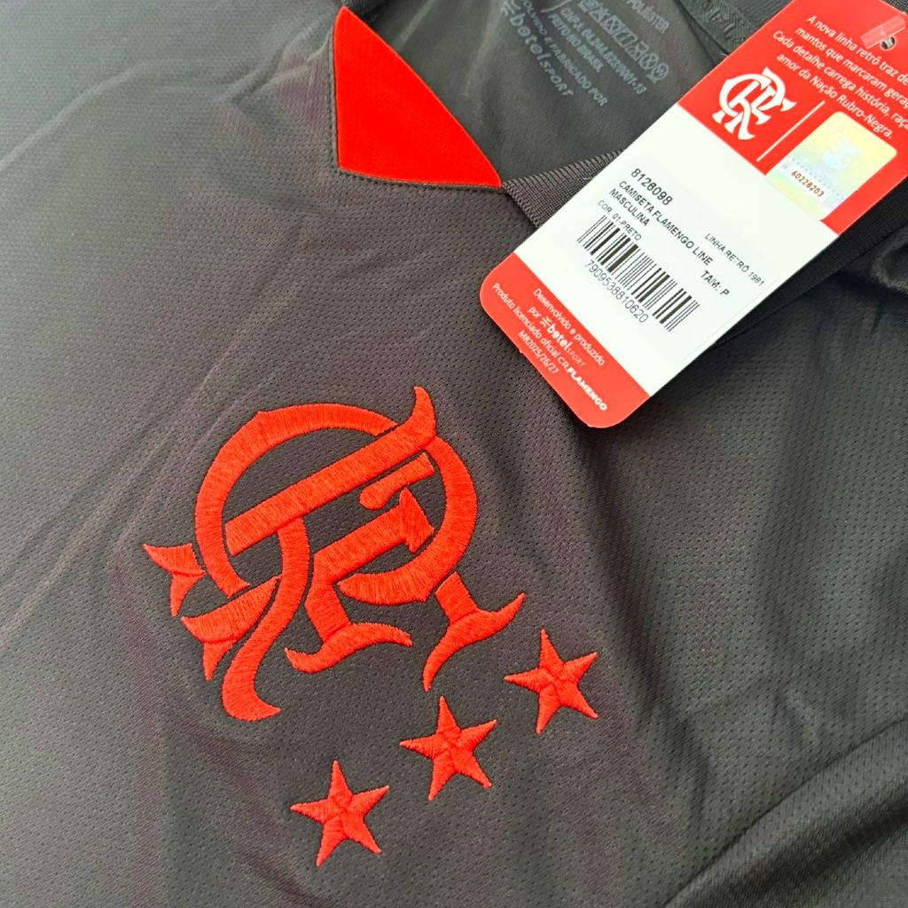 Imagem 3 do produto Camisa do Flamengo Polo Line II Betel - Masculina
