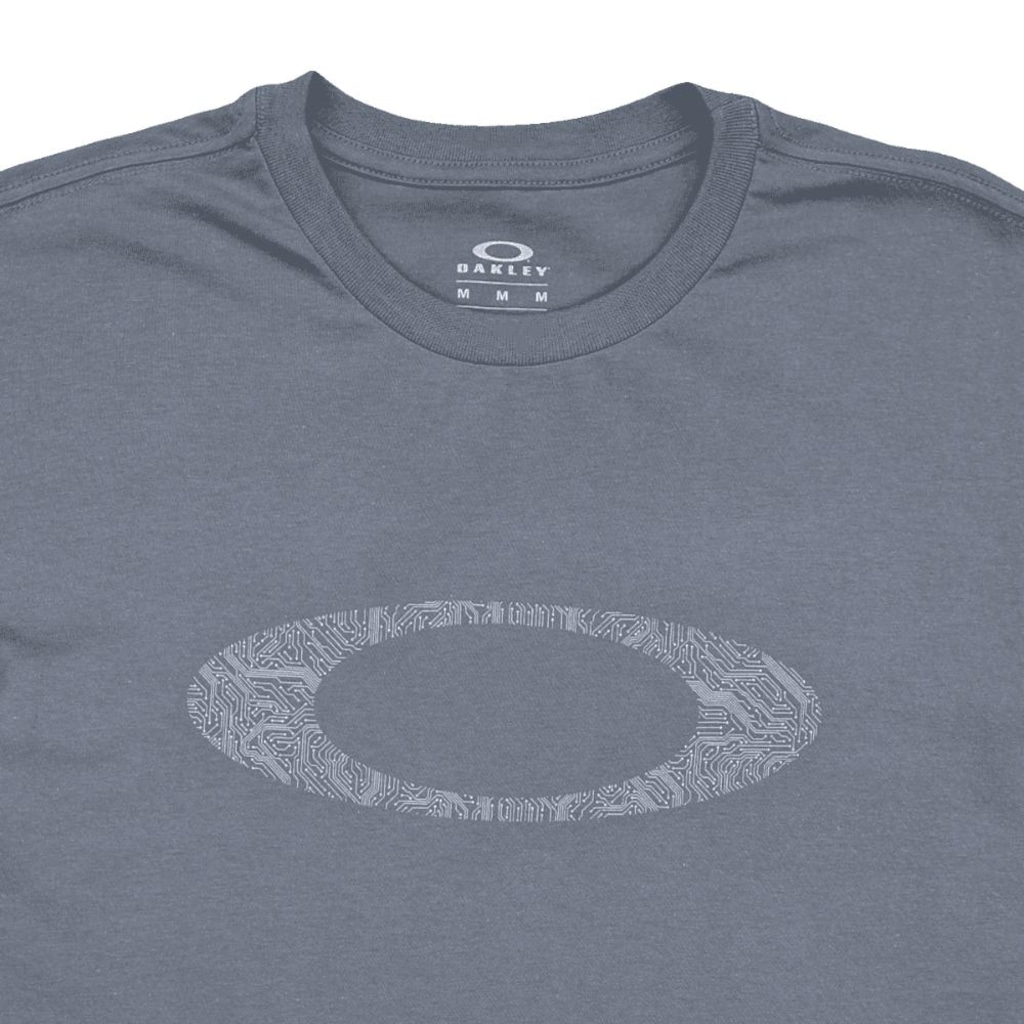 Imagem 2 do produto Camiseta Oakley Ellipse Motherboard SS Tee Dark Grey - Masculina