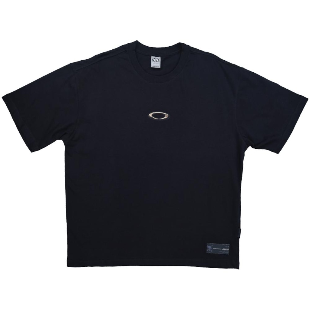 Camiseta Oakley O-Fossil Stone SS Tee Blackout - Masculina