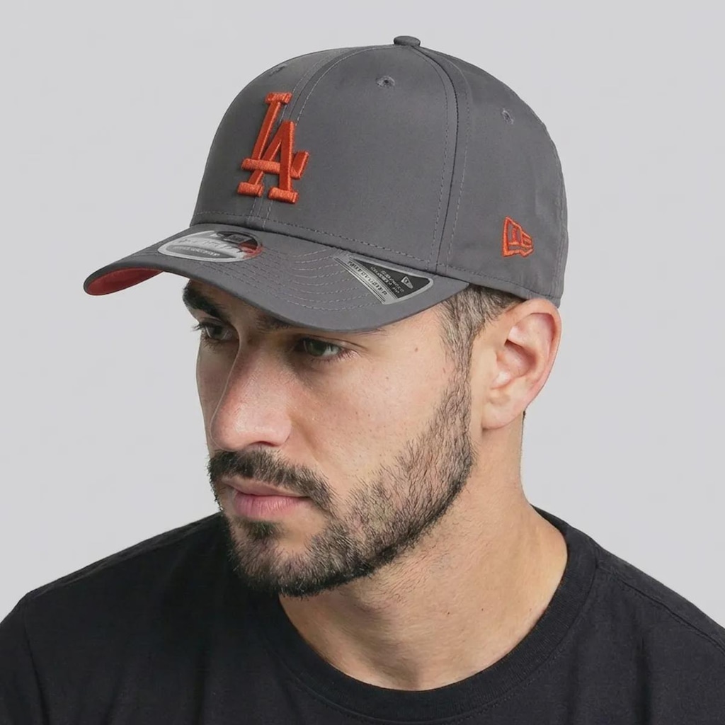 Imagem 5 do produto Boné Unissex New Era MLB Los Angeles Dodgers Prolight Graphite 970SS - Aba Curva