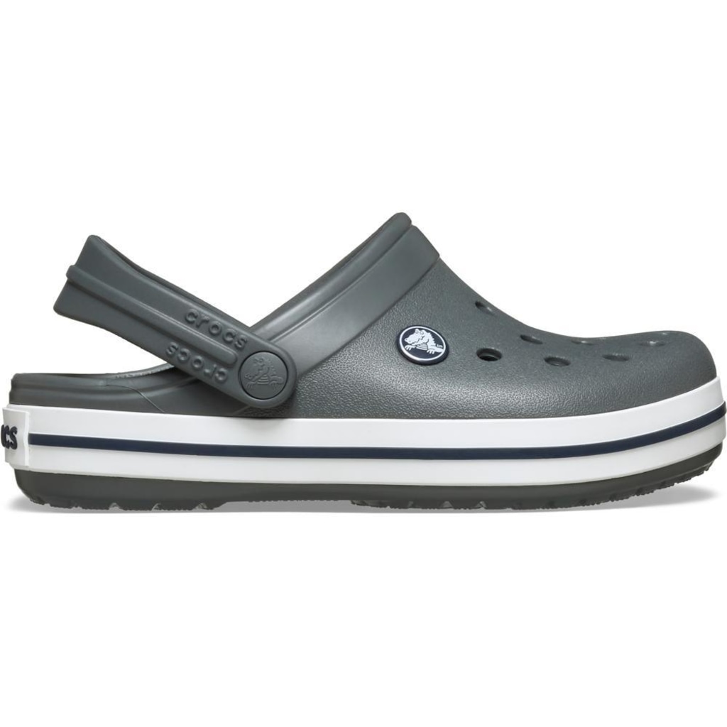 Sandália Crocs Crocband Clog K Slate Infantil