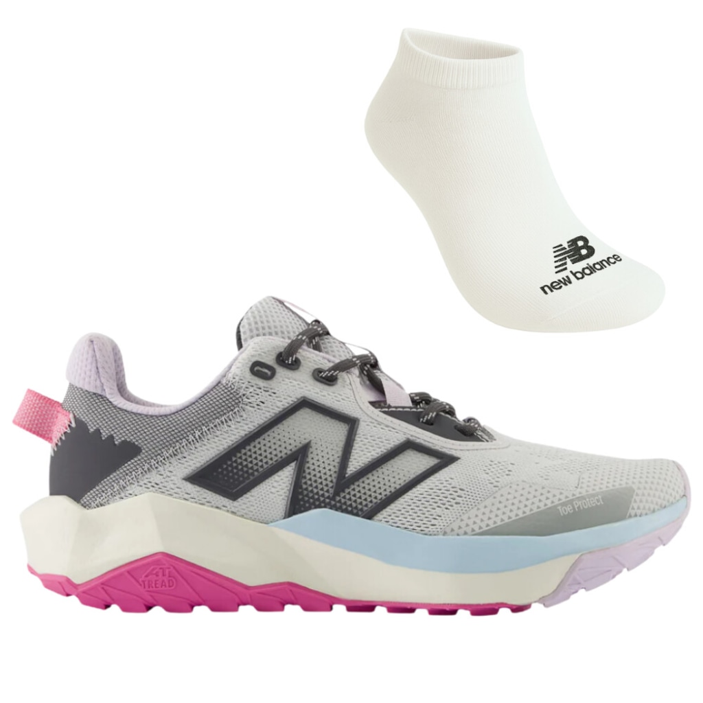 Kit Tênis New Balance Dynasoft Nitrel V6 e Meia - Feminino