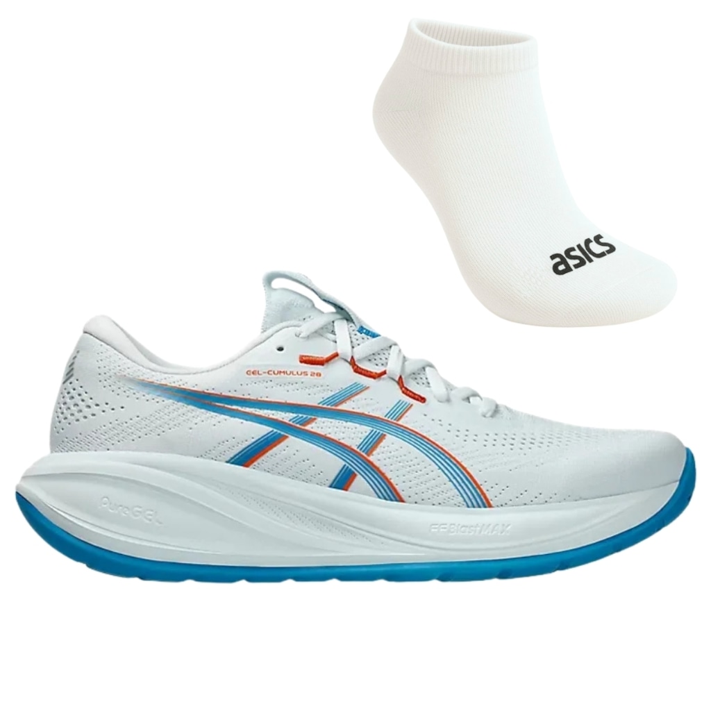 Kit Tênis Asics Gel-Cumulus 28 E Meia - Masculino